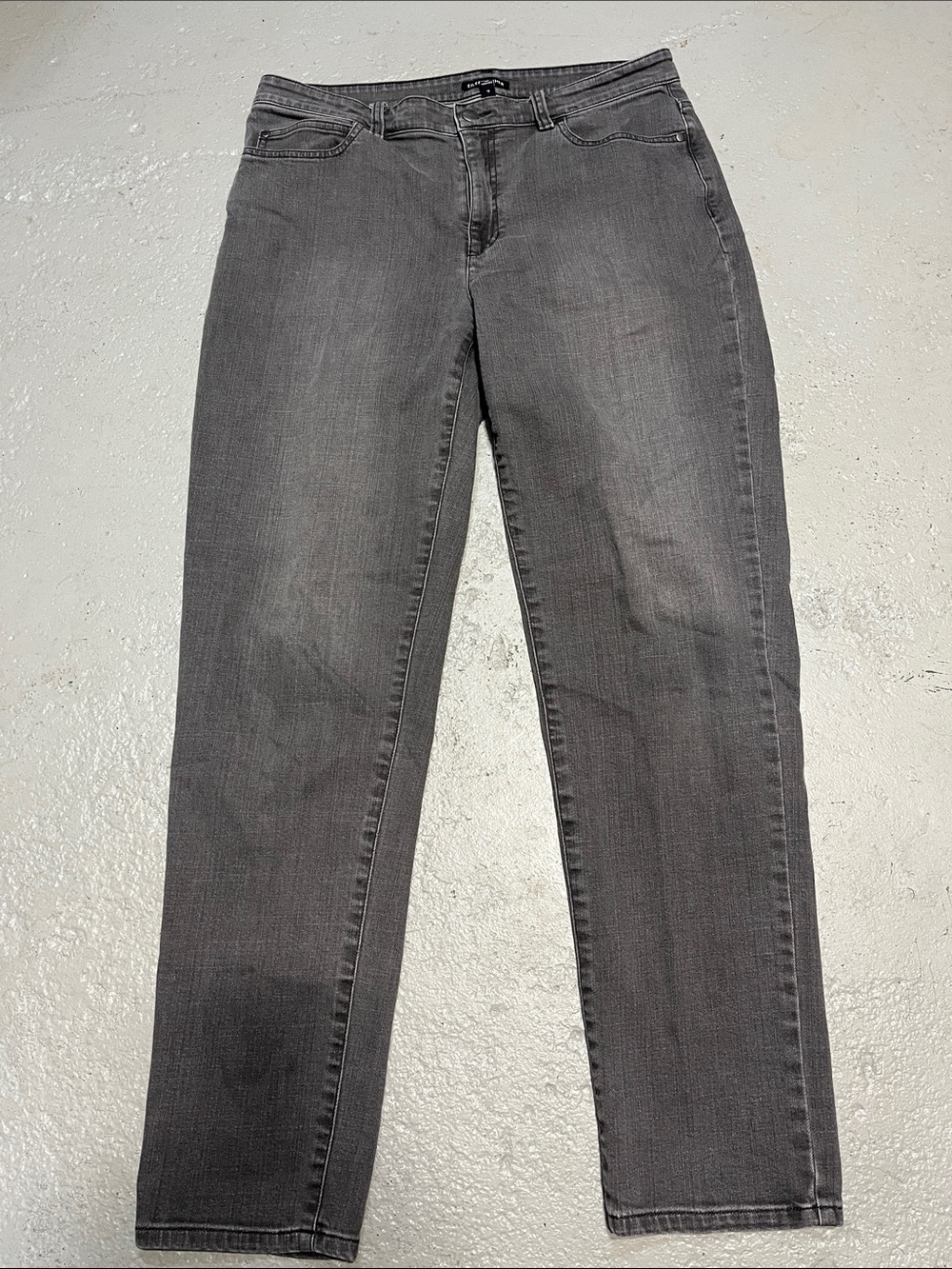 Eileen Fisher Jeans size 12 light gray